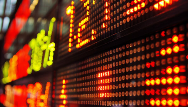 stock market ticker