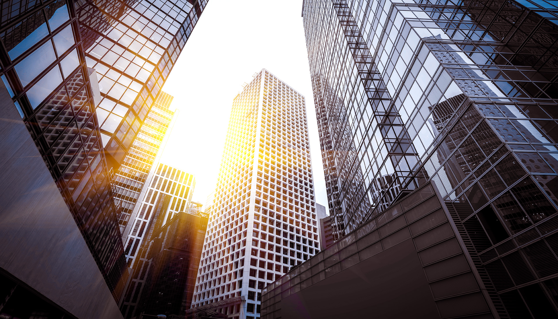 High rise office towers